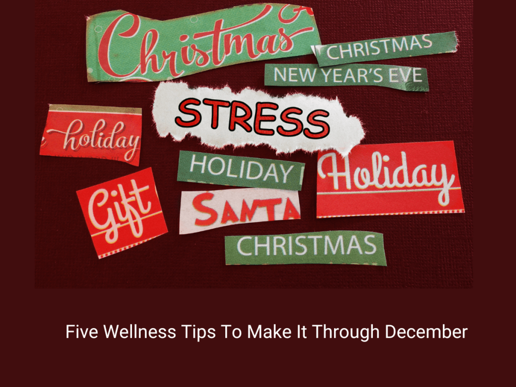 christmas stress - Wellness Leadership Image of Stress During Holidays